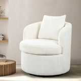 Levede Fleece Swivel Chair-1910112200782123014