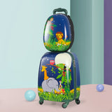 BoPeep 16''13'' 2PCS Kids Luggage Set Jungle-1910113157276372998