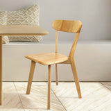 Levede 2x Dining Chairs Wooden Kitchen Chair-1910113303150071813