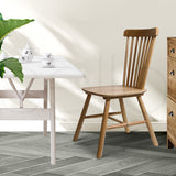 Levede 2x Dining Chairs Kitchen Windor Oak-1910113281884950534