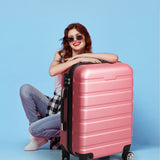 Slimbridge 28"Luggage Case Suitcase Rose Gold 28 inch-1910112838869979142