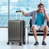 Slimbridge 26"Luggage Trolley Travel Suitcase-1937319798442692614