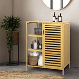 Levede  Bathroom Bamboo Storage Cabinet Natural-1917016713598210055