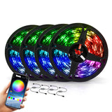 5M RGB 5050 LED Strip Lights 4 Roll-1919892864142282758