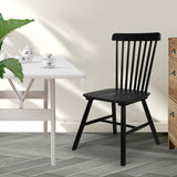 Levede 2x Dining Chairs Kitchen Winsor Black-1910113281712984070