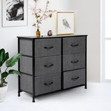 Levede Storage Cabinet Tower Chest Dark Grey-1917016725308706822