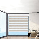 Marlow Blackout Zebra Roller Blind Curtains 210x210 Beige-1910113278542090246