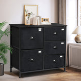 Levede Chest of 5 Drawers Storage Cabinet-1917016729469456391