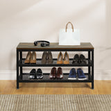Levede 3-Tier Shoe Rack Bench Storage Cabinet 73cm-1910113028800647174