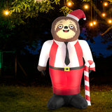 Santaco Christmas Inflatable Sloth 1.8M-1910113138947264518