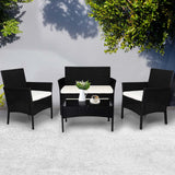 Levede 4PCS Outdoor Furniture Setting-1910112910001180678