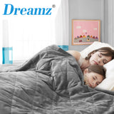 DreamZ 9KG Anti Anxiety Weighted Blanket Grey 9KGS-1910113220438396934