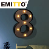 LED Metal Number Lights Free Standing-1937319792369340422