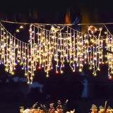 800 LED Curtain Fairy String Lights Multi Colour-1910113305721180166