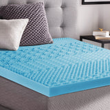 Dreamz 7-Zone Cool Gel Mattress Topper Double 2 Seater-1910112896357109766