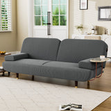 LEVEDE  CONVERTIBLE SOFABED WITH USB CHARGE AND SIDE TABLE-1937319787348758535
