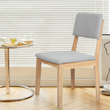 Levede 2x Dining Chair Armless Upholstered Seat-1937319813810622470