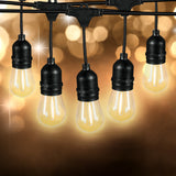 Emitto Solar LED Festoon String Lights-1910112863943528454