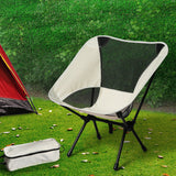 Camping Chair Folding Outdoor Portable Medium Beige-1919892871343902726