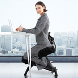 Levede Kneeling Chair Office Ergonomic Black-1910113320153780231