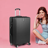 Slimbridge 24" Inch Luggage Suitcase Black 24 inch-1910112833757122566