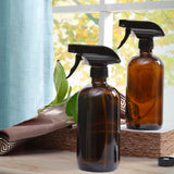 4x 500ml Amber Glass Spray Bottles Trigger-1910113178063343622