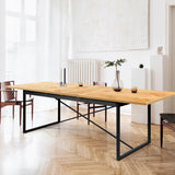 Levede Dining Table 1.8-2.4M Extendable-1919892935332204550
