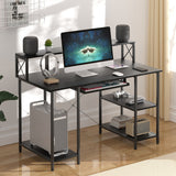 Levede Office Gaming Computer Desk Black-1937319785868169222