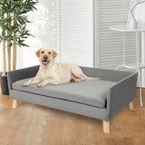 PaWz Pet Sofa Bed Dog Warm Soft Lounge Grey-1910112468617793542