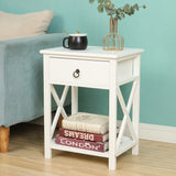 Levede 2x Bedside Tables Drawers Side-1910113031367561222