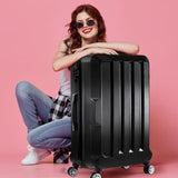 Slimbridge 28" Luggage Suitcase Trolley Black 28 inch-1910112828031897606