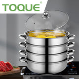 TOQUE Stainless Steel Steamer Meat Vegetable-1910112821643972614