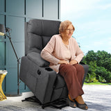 Levede Recliner Chair Electric Lift Grey-1910112921179000838
