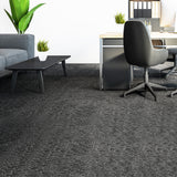 Marlow 20x Carpet Tiles 5m2 Box Heavy Black-1910113061616881671