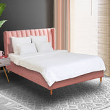 Levede Bed Frame Queen Size Linen Base-1919892910942326791