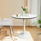 Levede Dining Table Kitchen 4 Person White-1910113298565697542