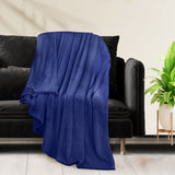 DreamZ 320GSM 220x160cm Ultra Soft Mink Navy Single-1919892914884972550