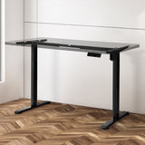 Levede Motorised Standing Desk Frame Black Single Motor-1910112989600681990