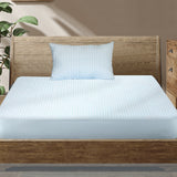 Dreamz KS Mattress Protector Pillowcases King Single Blue-1910112877604376582