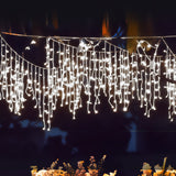 500 LED Curtain Fairy String Lights Cool White-1910113305087840262