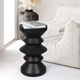Levede Side Table Round End Bedside-1919892934988271622