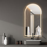 EMITTO LED Wall Mirror Arch Anti-fog 50*90cm 50x90-1910113317356179462