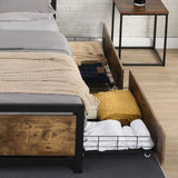 Levede 4 Queen Bed Frame Storage Drawers-1910113211902988295