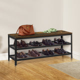 Levede 3-Tier Shoe Rack Bench 100cm-1910113028431548422