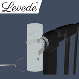 Levede Baby Safety Gate U Style Adaptor Black-1910113186514866181