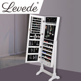 Levede Mirror Jewellery Cabinet Makeup-1917016722817290246