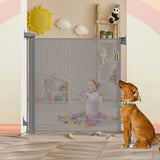 BoPeep Retractable Baby Safety Gates 150cm Grey 150 cm-1910112818292723718