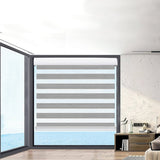 Marlow Blackout Zebra Roller Blind Curtains 210x210 Grey-1910113278370123781