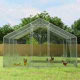 Pawz 600x300x194cm Large Metal Walk-in Chicken Coop Cage-1937319817338032134