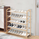 Levede Shoe Rack Bamboo Storage Wooden-1910113027080982534
